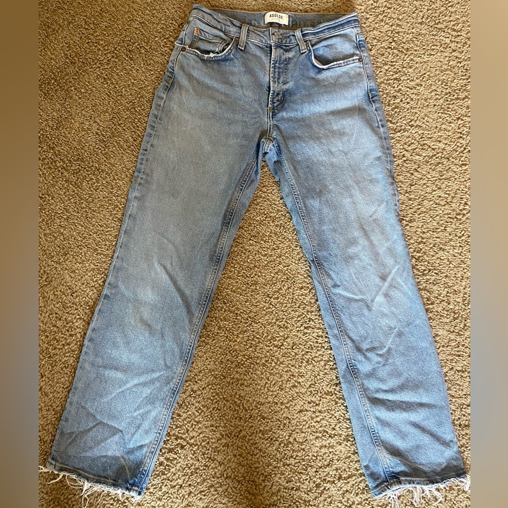 Agolde Kye Midrise Straight Crop